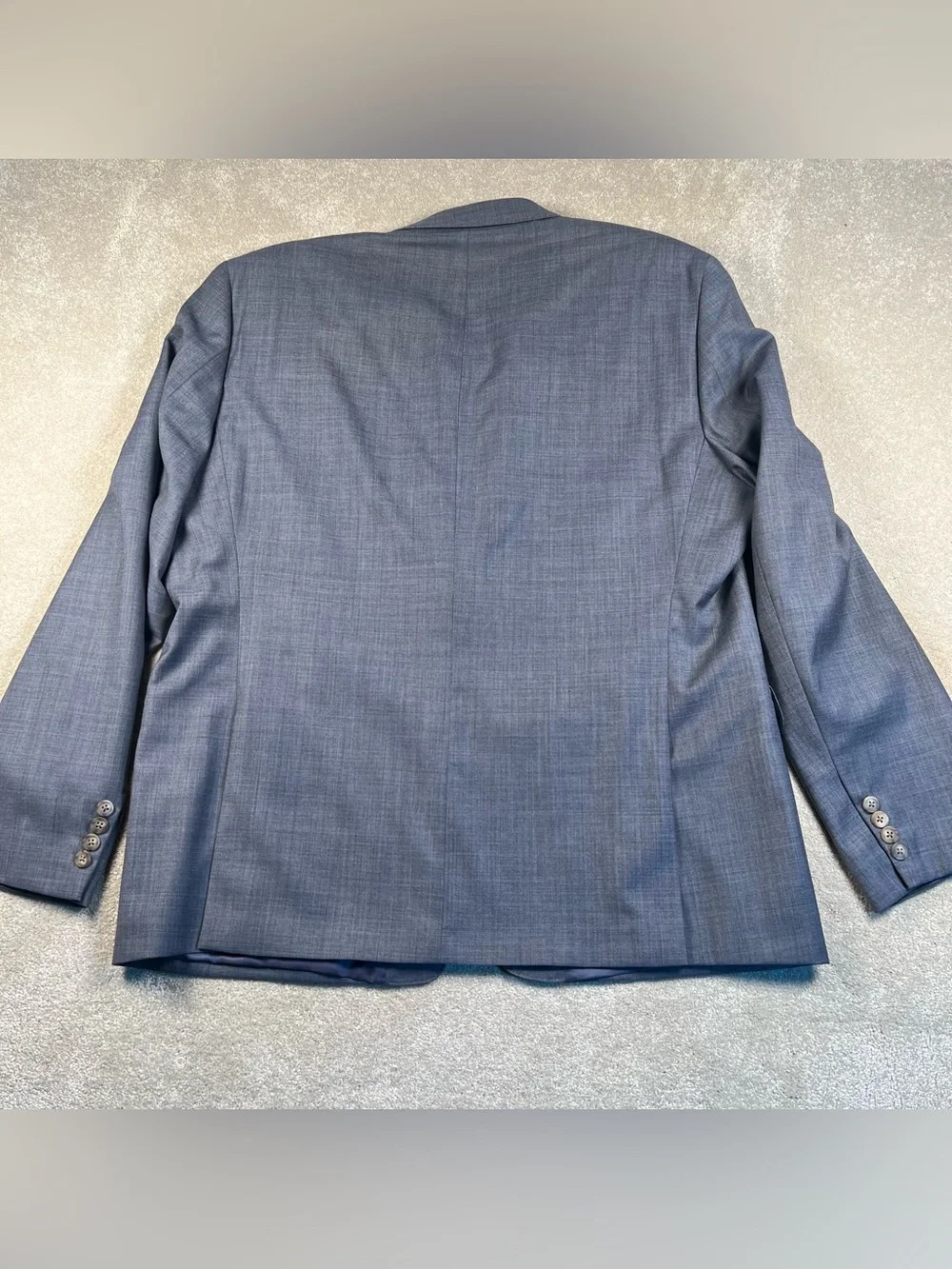 Lauren Ralph Lauren Sport Coat Blazer Slim Fit Blue 2 Button 100% Wool Men's 48R